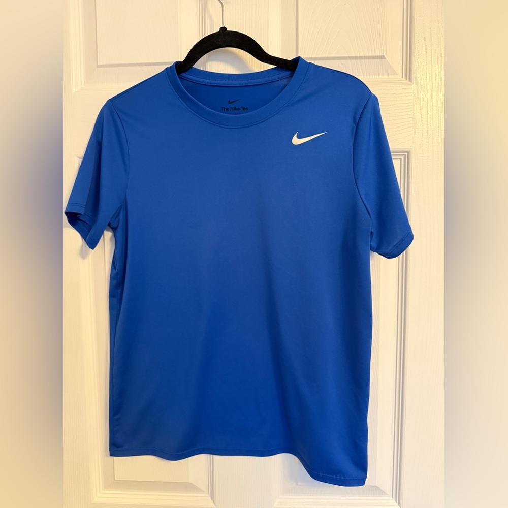 Nike Moisture Wicking Blue Shirt